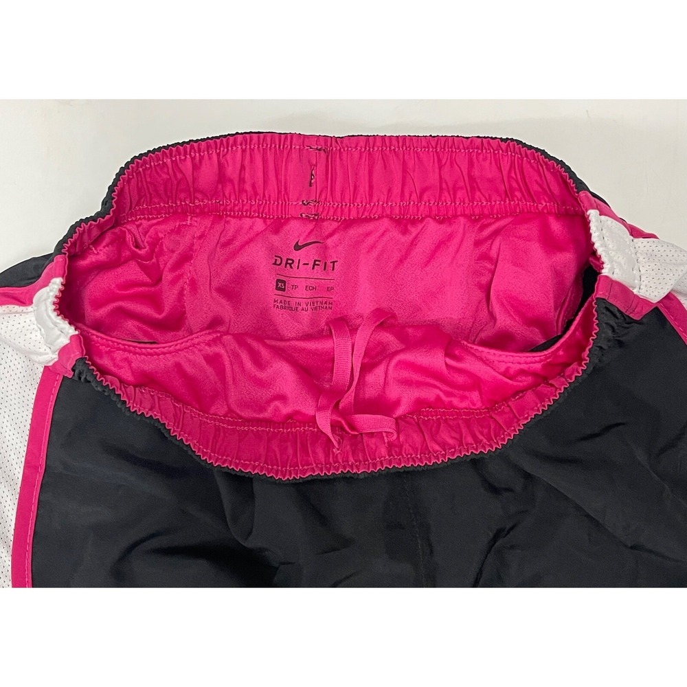 NIKE WOMEN TEMPO SHORTS BLACK PINK XS - Picture 3 of 5